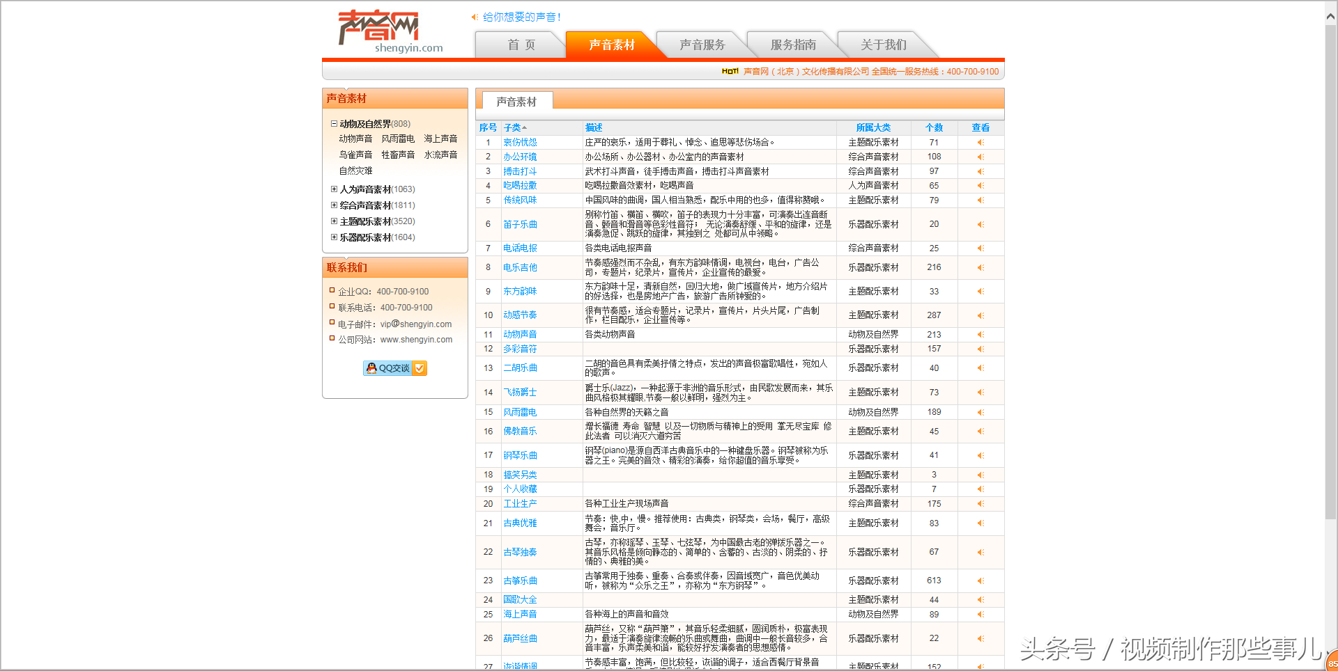 五大音效素材网，推荐给有需要的你们！