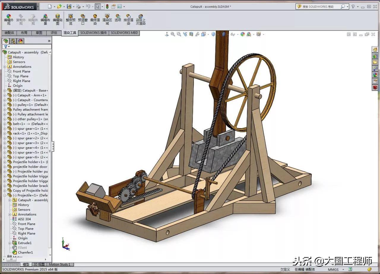 SolidWorks  Motion运动仿真教程，这套教程共700M，包含所需零件