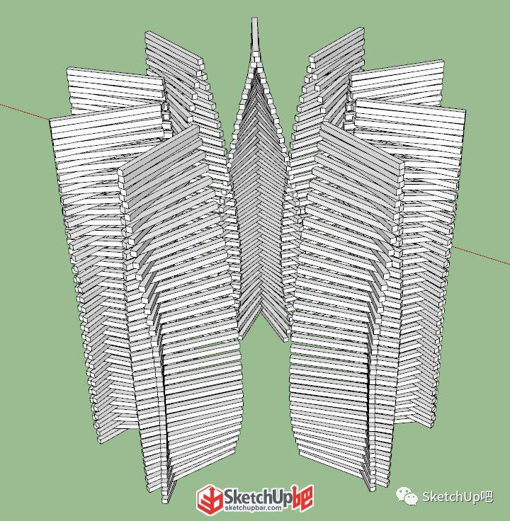 都让让，1分钟SU建模秀到你哭泣