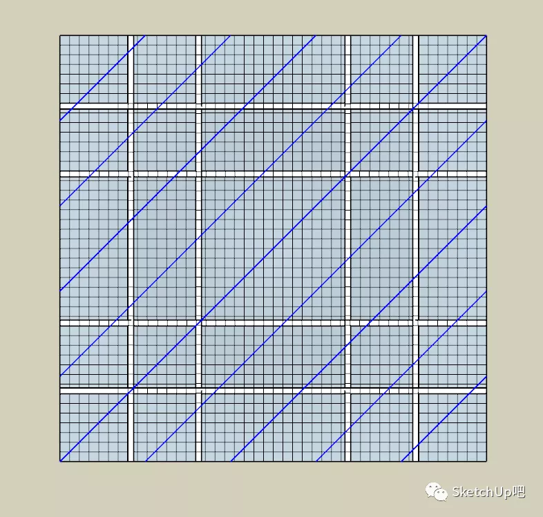 简单4步，小白都能学会SU廊架建模