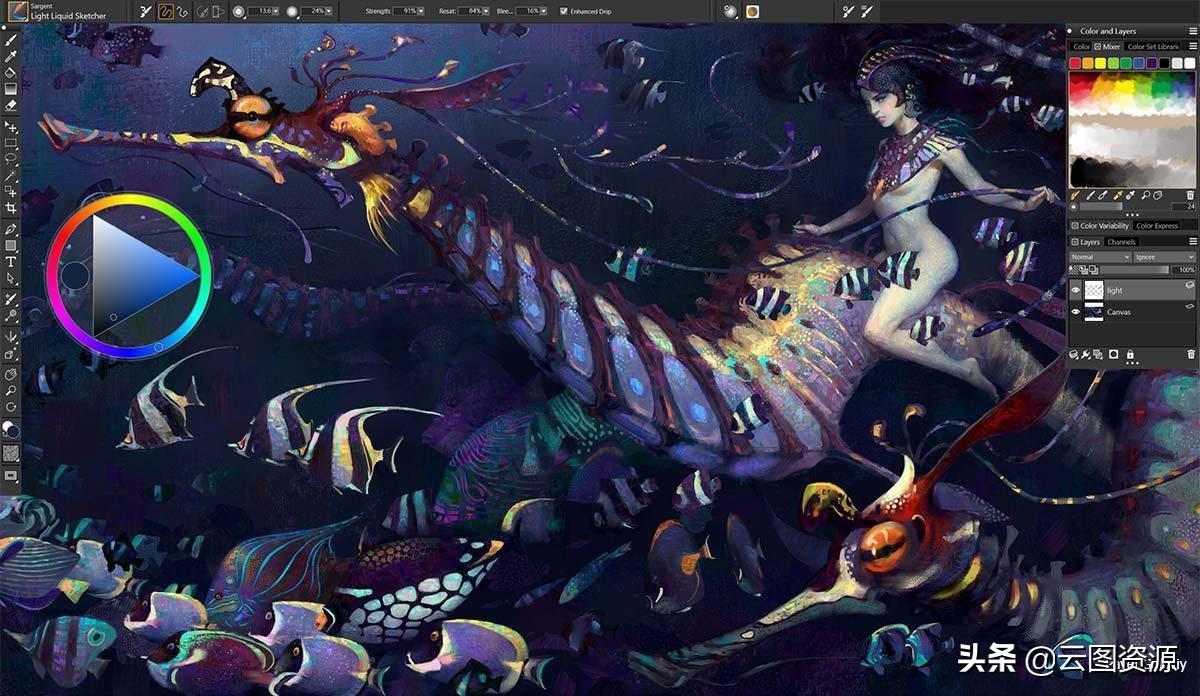 Mac上强大的数码绘图软件 Corel  Painter  2020 破解版