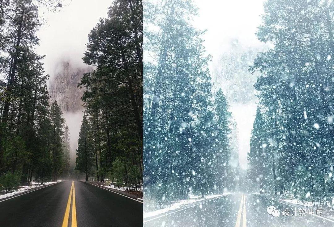 一键生成下雪雪景特效！这款神器插件太好用了