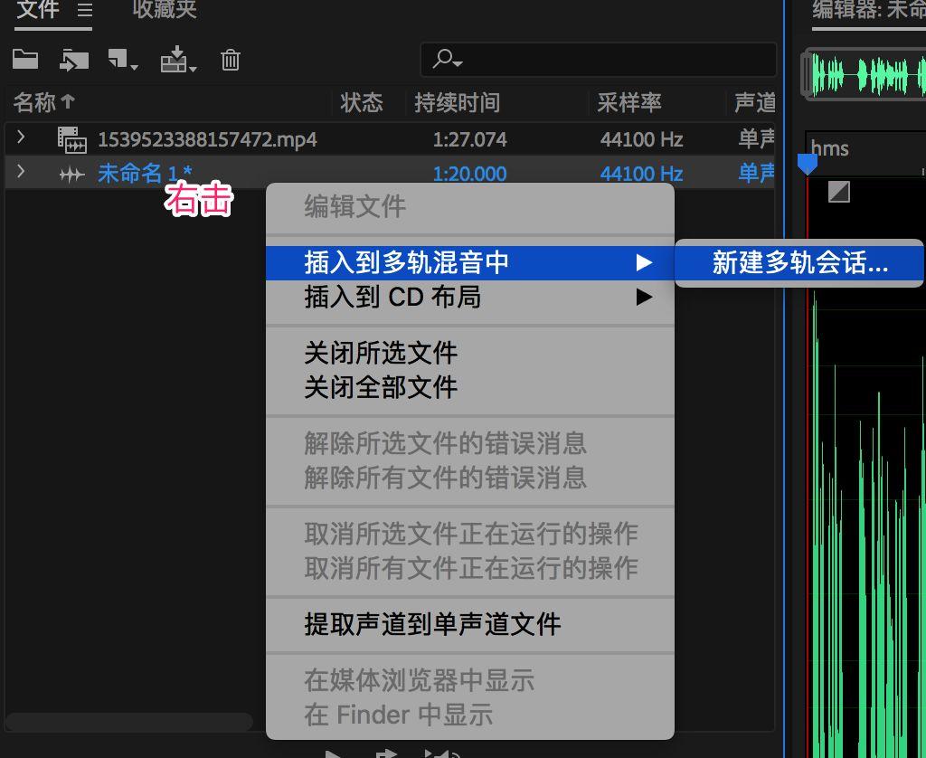 Adobe  Audition  的一些小技巧