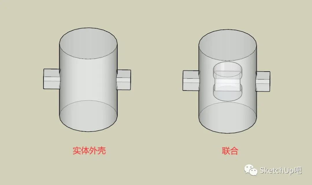 SketchUp实体工具竟然这么强？