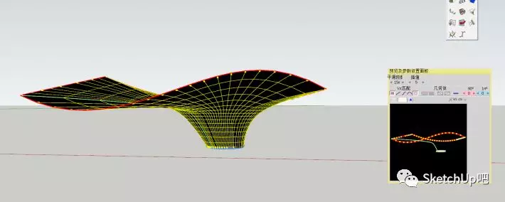 酷炫波浪曲面屋顶，用SU快速建模搞定